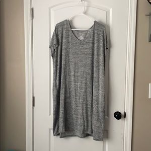 Grey T-shirt dress